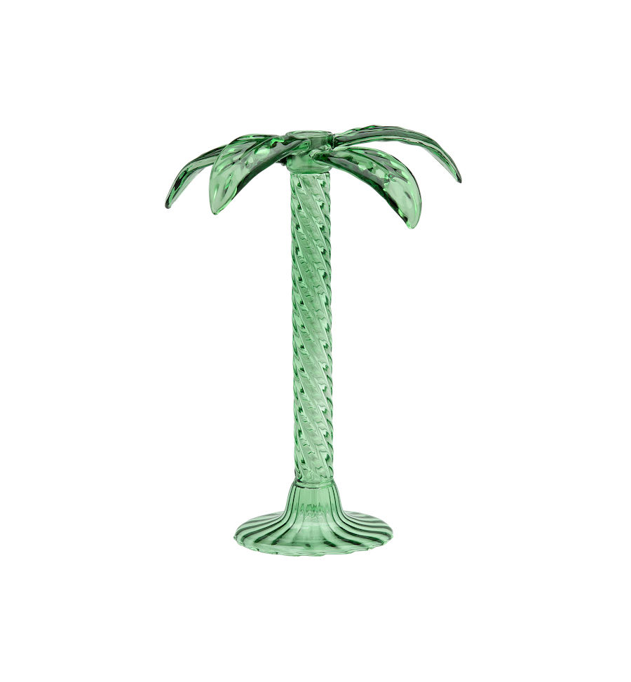 Sage Palm Tree Candle Holder