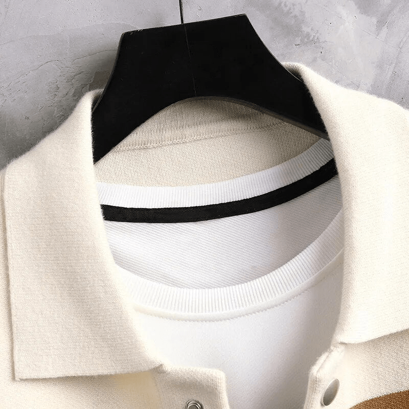 Nathan™ - Komfortowy Kardigan w Paski