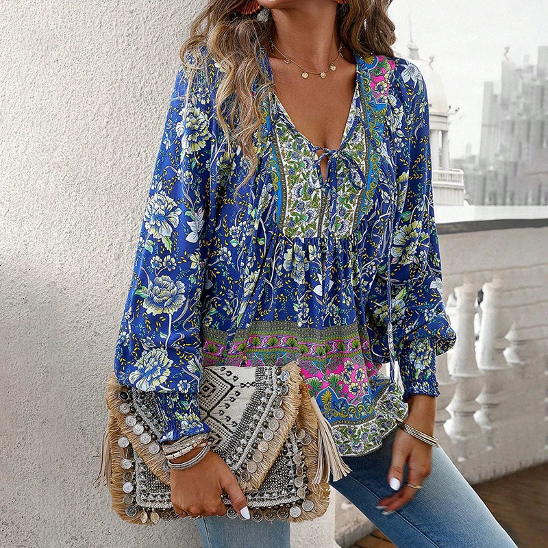 ANIKA I STYLOWA BLOUSE KWIATOWA