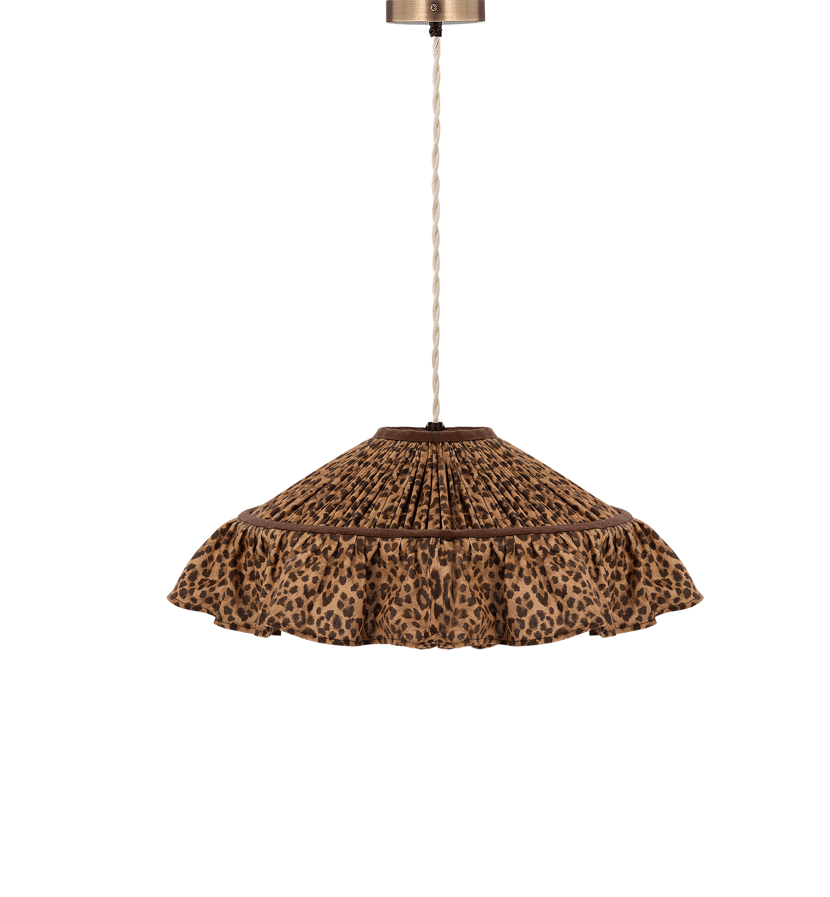 Leopard Frill Lamp
