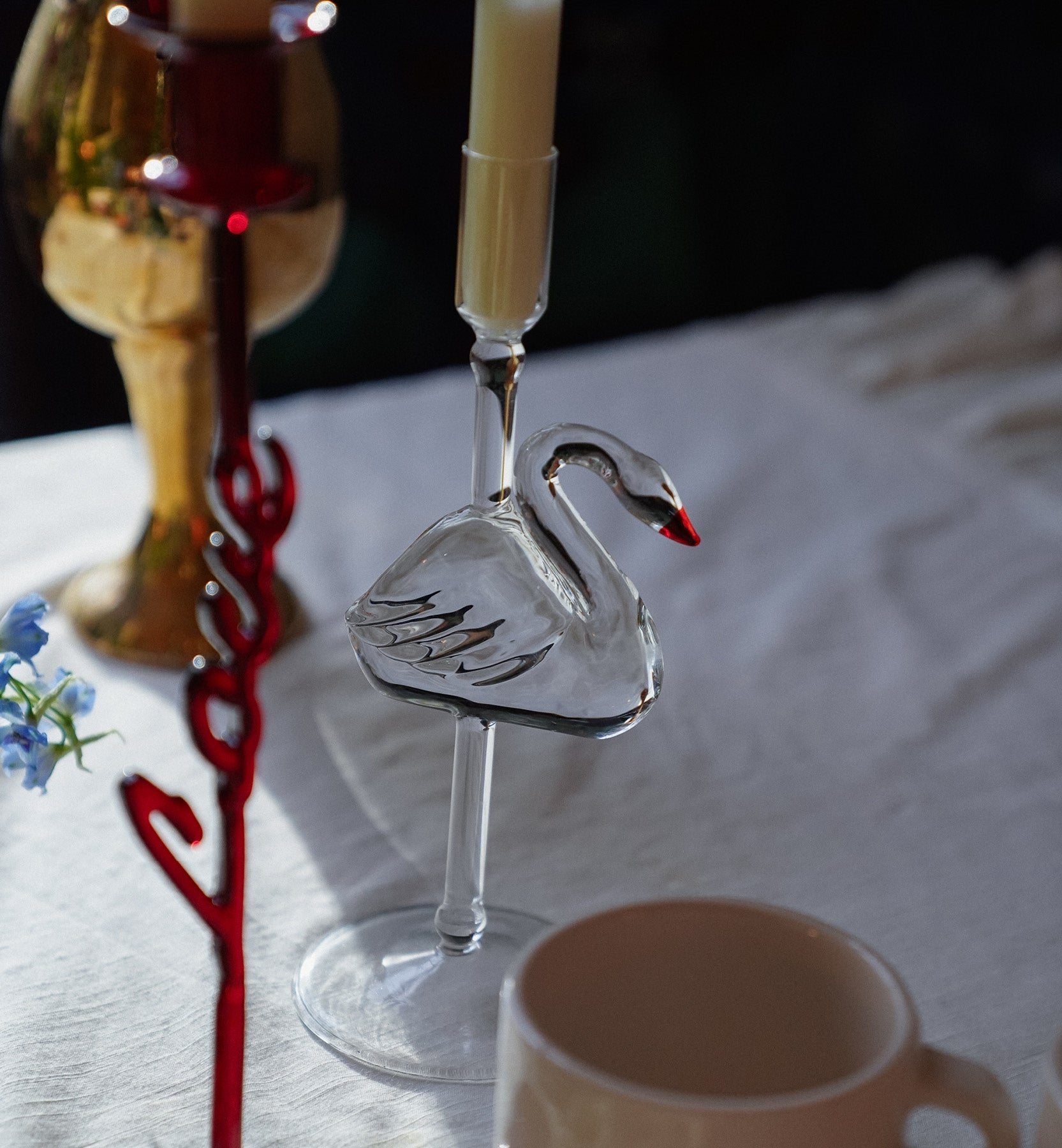 Swan Lake Candle Holder