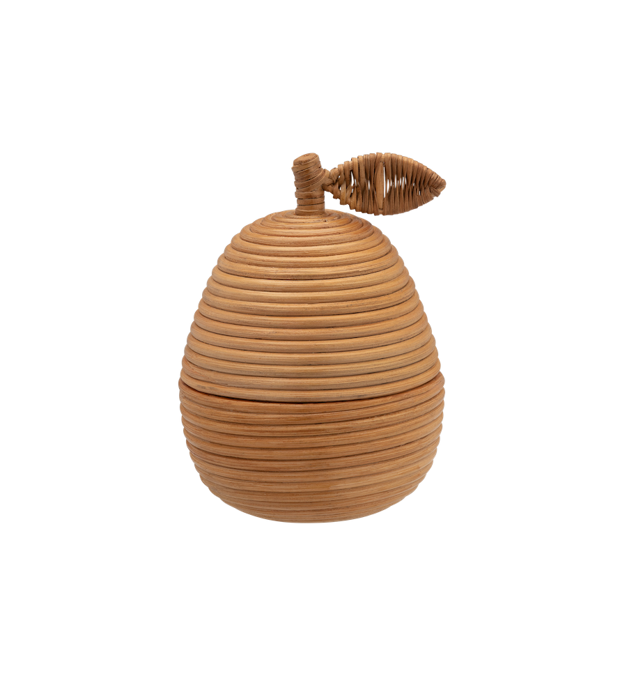 Pear Rattan Box