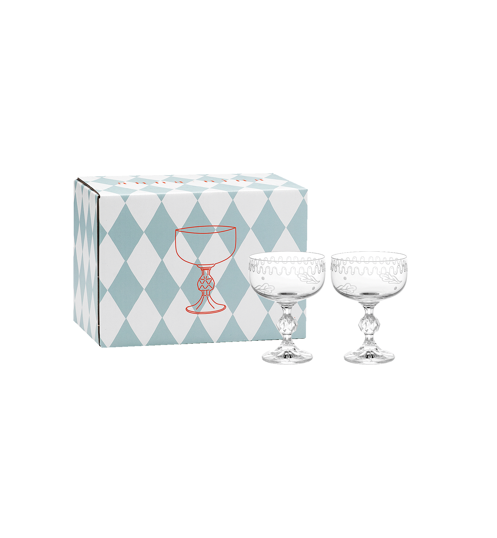 Grapevine Cocktail Glass Set of 2