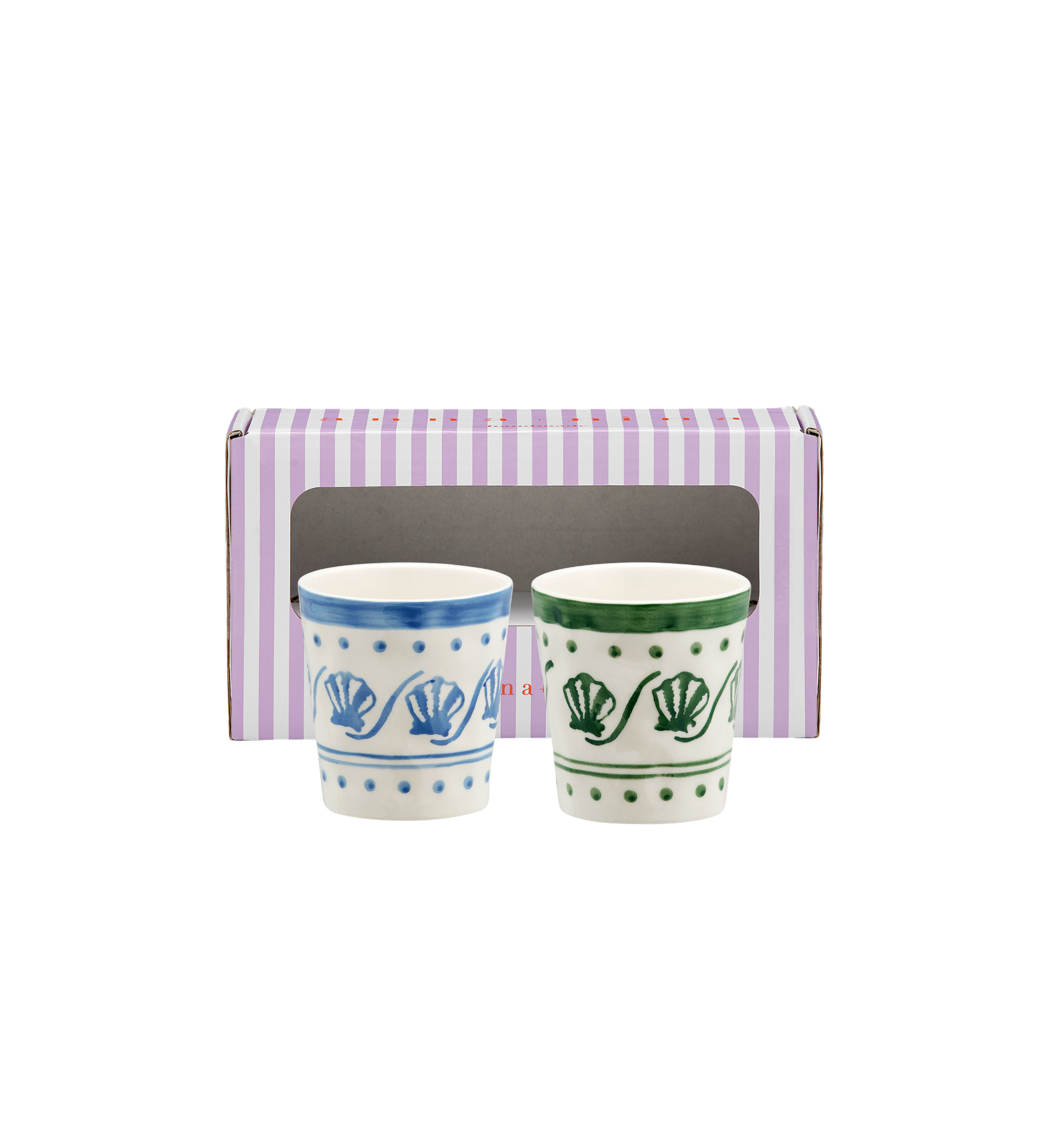 Coastal Charm Coffee Cup Set of 2