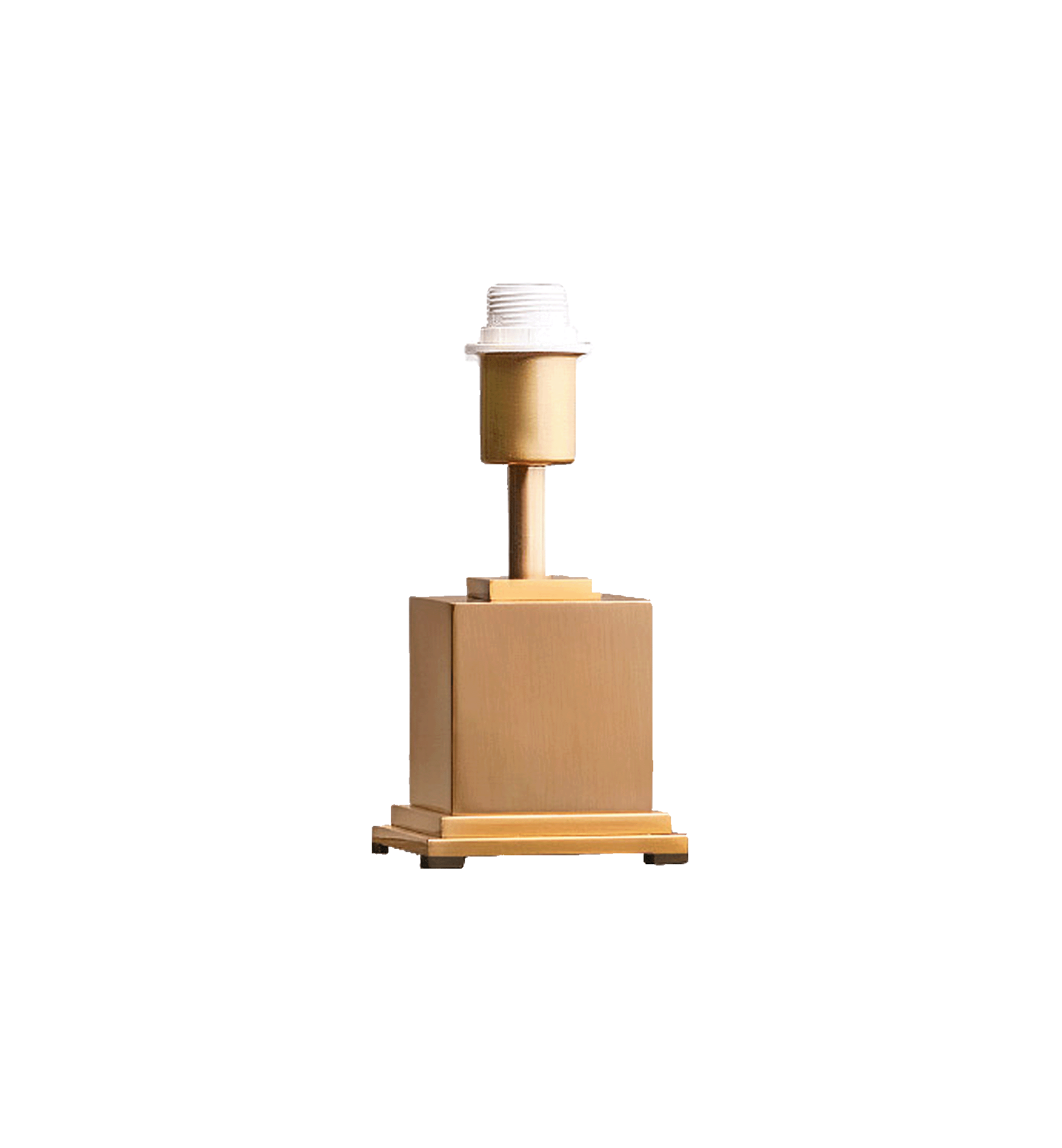 Pooky Square Brass Rechargeable Table Lamp