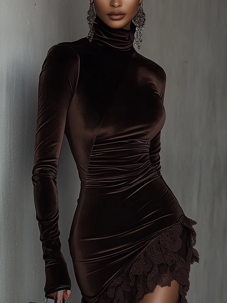 Dalia | Mini-sukienka z koronką